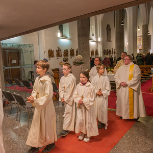 Abendmahlfeier in der Pfarrkirche am Gründonnerstag