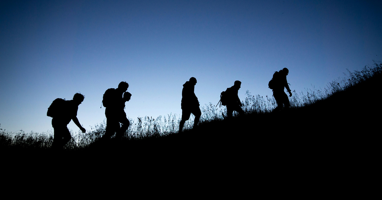 Menschen auf dem Weg