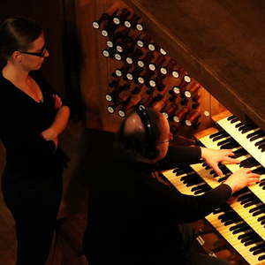 Heinrich Reknagel mit Registrantin Renate Preishuber 'in paradisum'