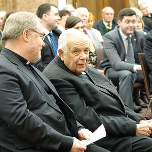 Generalvikar Severin Lederhilger und Bischof em. Maximilian Aichern