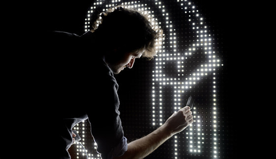 Water Light Graffiti - Antonin Fourneau (FR). Credit FotoFilip. © Ars Electronica/flickr.com/CC BY-NC-ND 2.0