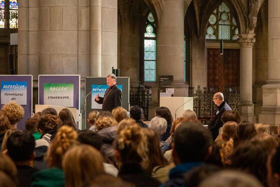 Segensfeier mit Bischof Manfred Scheuer und Superintendent Gerold Lehner im Mariendom.